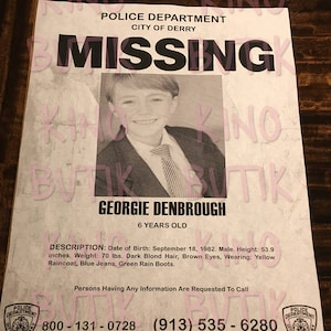 IT Movie Missing Poster (eins pro Kauf)
