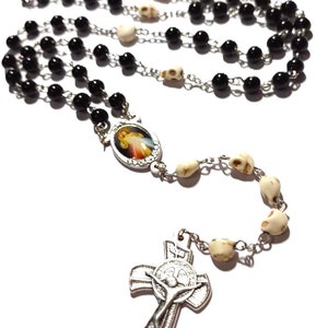 Memento Mori // Divine Mercy // Black Rosary // Skull Rosary