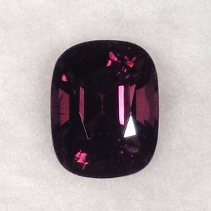 Purplish Red Spinel 1.11ct Cushion Cut Loose Stone Natural Gemstone Dark Red
