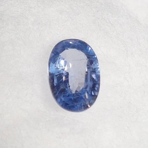 Light-Lavender Blue Sapphire .52ct Unheated Oval Cut Loose Stone September Birthstone