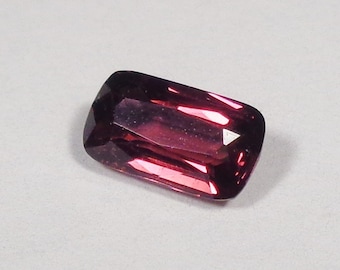 Red Spinel Gemstone .68ct Cushion Cut Natural Loose