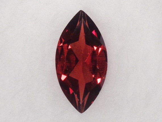 Loose Marquise Cut Genuine Natural Garnet Stone Single Almandine Red Birthstone 