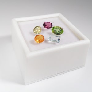 Assorted Natural Gemstone Set 3 Carats 5 Stones Lot Random Mix Surprise Gemstones Gift Idea