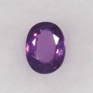 Loose Purple Sapphire Natural .68ct Gemstone Oval Cut Faceted Stone