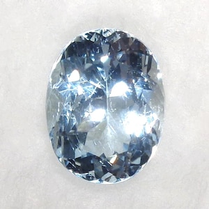 Aquamarine Natural Gemstone 1.80ct Oval Cut Loose Stone Light Blue Beryl Faceted March Birthstone