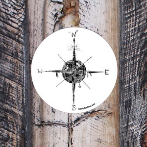 Homer Compass Rose, Doodle Art (alto grado adesivo resistente alle intemperie)
