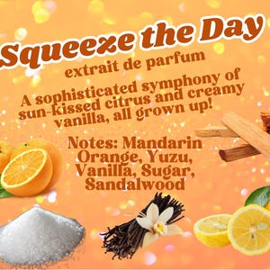 Squeeze the Day Perfume- An Elevated Creamsicle Fragrance - Uniek citrus-vanilleparfum - fruitige lekkernij - Orange Vanilla Dreamsicle