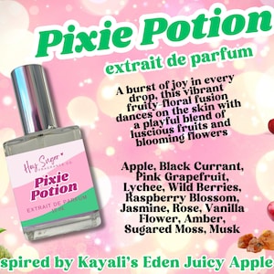 Pixie Dust Perfume - a bright, fresh fruity floral perfume | Inspired by Kayali Eden Juicy | Spring and Summer fragrance | gift for her