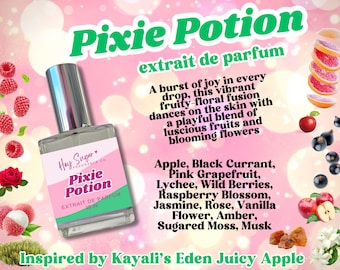Pixie Dust Perfume - a bright, fresh fruity floral perfume | Inspired by Kayali Eden Juicy | Spring and Summer fragrance | gift for her