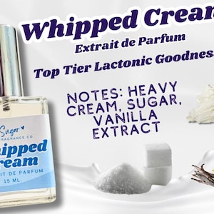 Slagroomparfum - Lactonic Gourmand-geur, melkparfum, romig parfum, zoet parfum, perfect voor gelaagdheid, cadeau voor haar