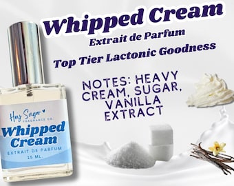 Whipped Cream Perfume Lactonic Gourmand Fragrance, Milk Perfume