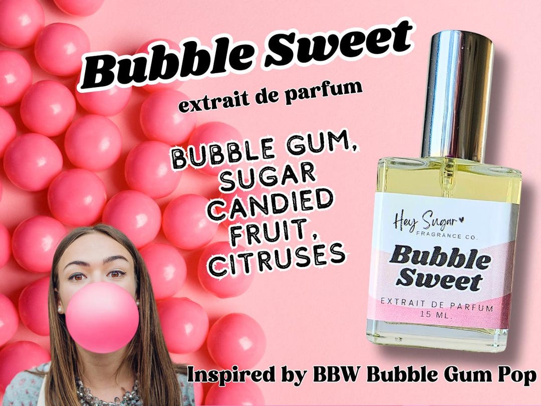Bubble Sweet Perfume - Nostalgic Bubblegum Fragrance, A Fun