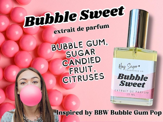 Bubble Sweet Perfume - Nostalgic Bubblegum Fragrance, A Fun