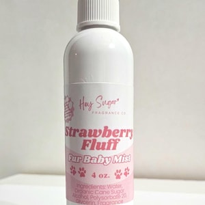 kayali yum bougie marshmallow, kayali perfume, dog perfume, marshmallow dog perfume, strawberry dog perfume, tum bougie dog perfume, dog collar, pet tag, dog grooming, dog coat care, dog deodorizer, dog brush, organic dog shampoo, vegan dog shampoo