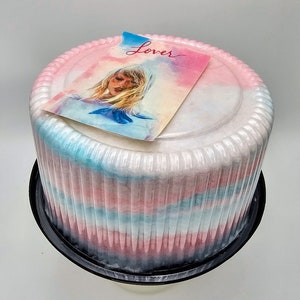 Custom Cotton Candy Layer Cake-choose your own flavors, unique birthday party cake, gluten and allergen free, special gift for girl, gifts image 3