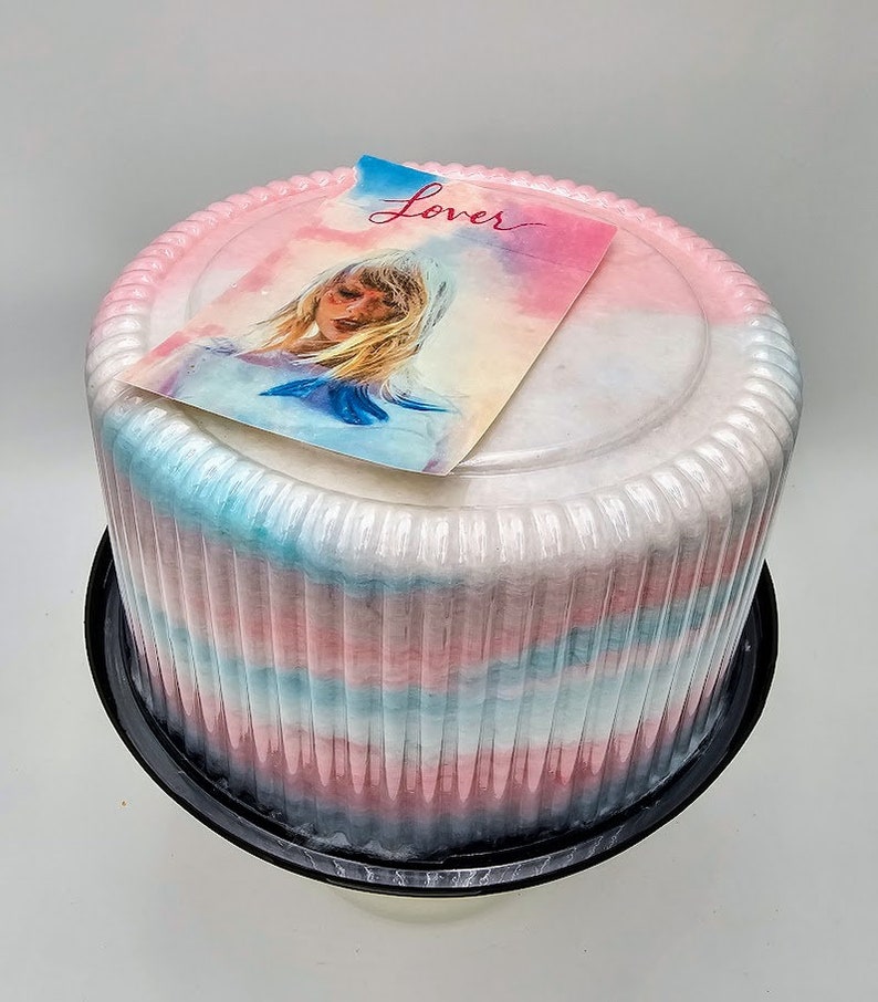 Custom Cotton Candy Layer Cake-choose your own flavors, unique birthday party cake, gluten and allergen free, special gift for girl, gifts image 3