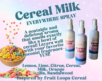 Body Mist - Fruit Loop Fragrance Body Spray - 4 oz bottle, the &quot;Everywhere Spray&quot; for body, linens, blankets, room