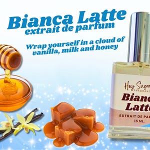 Bianco Latte perfume, Bianca latte perfume, caramel vanilla perfume, gourmand perfume, vanilla perfume, éclair perfume, marshmallow perfume, Bianca latte dupe, dua perfume, viral vanilla, that girl,Arabian perfume, perfume sample, gift