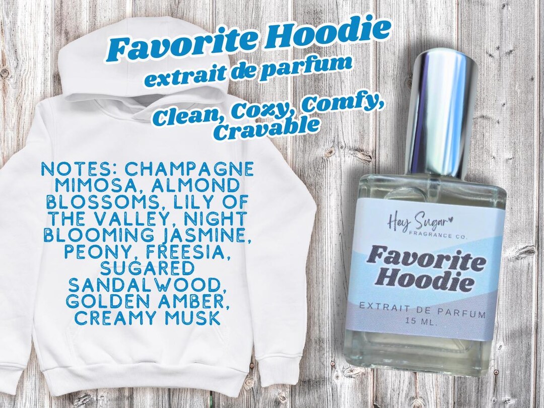 Favorite Hoodie Perfume- Clean Girl Fragrance, Cozy Musk Perfume