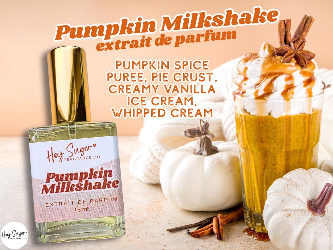 Pumpkin Milkshake Perfume Fall Gourmand Fragrance Pumpkin