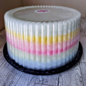 Custom Cotton Candy Layer Cake-choose your own flavors, unique birthday party cake, gluten and allergen free, special gift for girl, gifts image 4