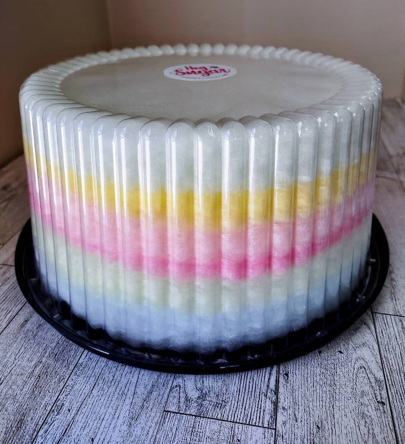 Custom Cotton Candy Layer Cake-choose your own flavors, unique birthday party cake, gluten and allergen free, special gift for girl, gifts image 4