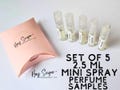 Perfume Samples - Perfume Discovery Set - Five mini 2 ml perfumes - Pick 5 Bundle - Boxed Perfume Set, gift for her, Hey Sugar Perfumes