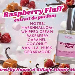 Frambozenpluisparfum - ruikt naar Minnie, gastronomische parfum, frambozengeur, gelaagdheidparfum, betaalbaar parfum, cadeau voor haar