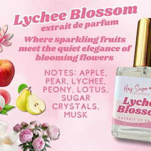 Lychee Blossom Parfym - Fruktig blommig parfym, en exklusiv fruktig blommig fräsch sommarnjutning! Duplikerad parfym, inspirerad av doft