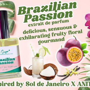 Perfume Maracujá | Perfume Paixão Brasileira | Inspirado no perfume Sol de Janeiro X ANITTA, floral frutado gourmand, presente para ela, fresco