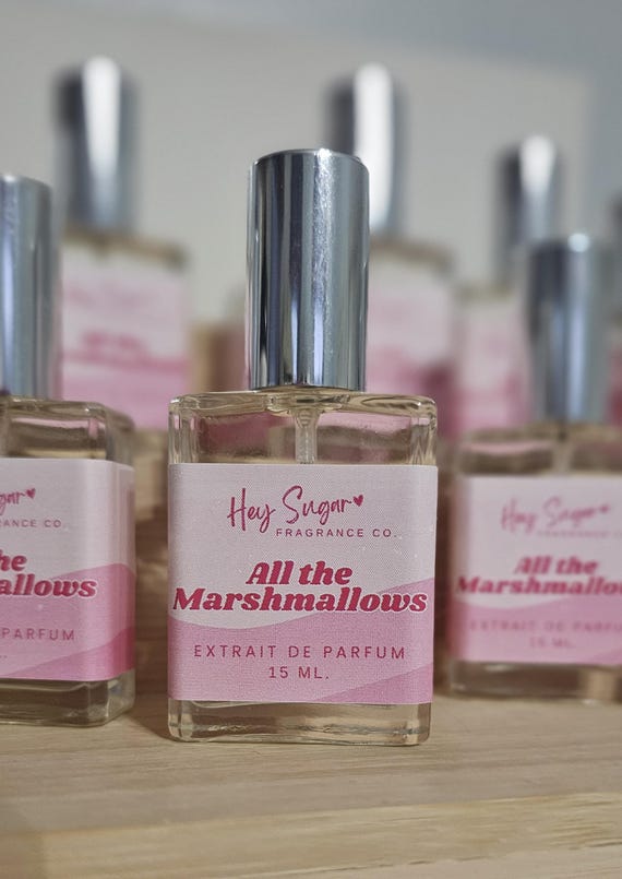 Marshmallow Perfume, gourmand dessert perfume, viral tiktok perfume,  sweet scent of vanilla, marshmallow fluff, sugar, bakery fragrance
