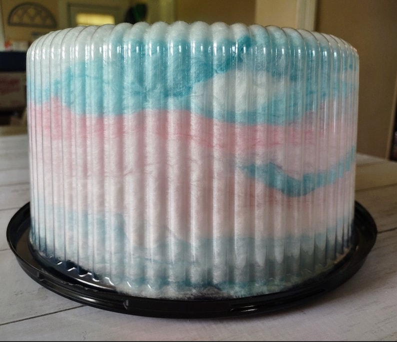 Custom Cotton Candy Layer Cake-choose your own flavors, unique birthday party cake, gluten and allergen free, special gift for girl, gifts image 8