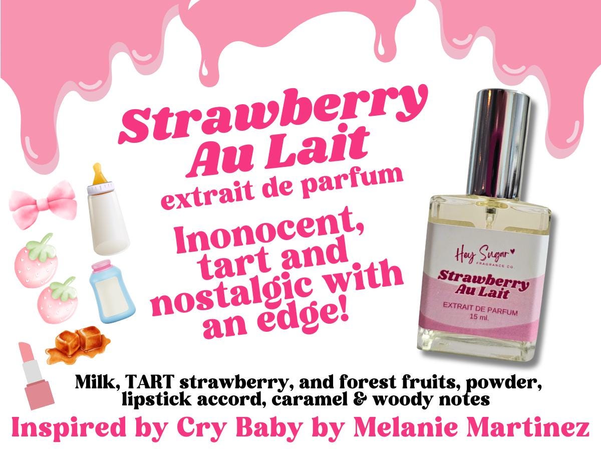 Strawberry Au Lait Perfume-inspired by Cry Baby by Melanie