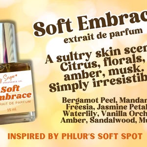 Soft Embrace Perfume Spray - Cozy Skin Scent, inspired by  perfume, Citrus, Floral, Musk scent, Irresistible & Sultry, gift for her, samples