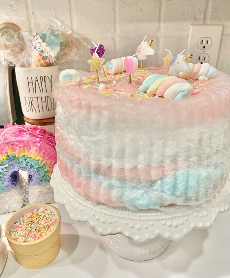 Cotton Candy 6 Layer Cake-choose from 40+ flavors, unique birthday cake, gluten and allergen free, unique birthday cake in a box 