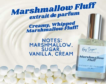 Marshmallow Fluff Perfume - Gourmand Perfume, Layering Perfume, Gourmand Perfume, Affordable Perfume, Dopamine Fragrance, Perfume Samples