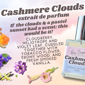 Cashmere Cloud Parfym - Fräsch och ren parfym, sommarparfym, ren tjejdoft, present till henne, dejtparfym, vardagsparfym
