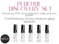 Perfume Discovery Set – Choose 5 Scents – 3ml Sample Sprays – Handmade Perfume Samples – Gourmand Fragrance Set – Try Before You Buy