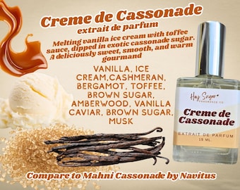 Crème de Cassonade Perfume – Toffee Sugar Gourmand Fragrance, Gift for her, Layering Perfume, Sweet Perfume, Dessert Fragrance