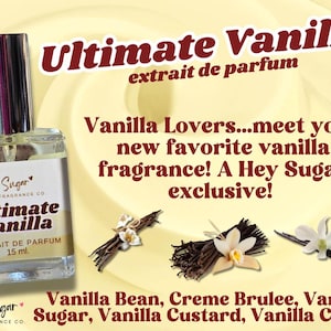 Ultimate Vanilla Perfume Gourmand Perfume Warm Vanilla Scent