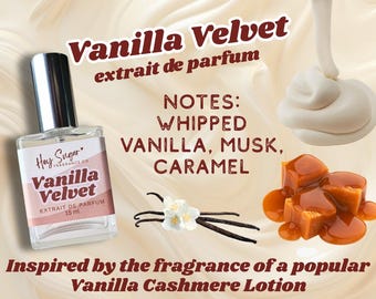 Vanilla Velvet Perfume Spray: Whipped Vanilla, Musk & Caramel (15ml)