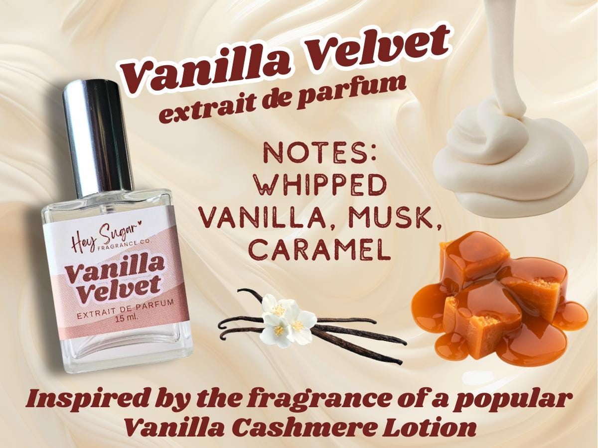 Vanilla Velvet Parfümzerstäuber: Vanille, Moschus & Karamell (15ml)