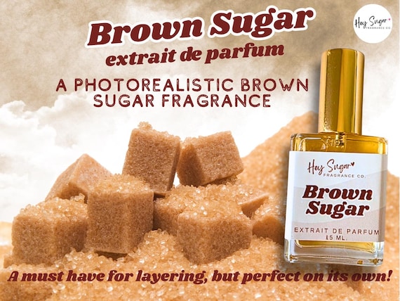 Brown Sugar Perfume - A photorealistic brown sugar fragrance, gourmand perfume, layering perfume, sweet scent, gift for her, perfume samples