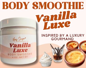 Marshmallow Cake Pop Body Smoothie - Rich, hydrating body cream, marshmallow vanilla cake, buttercream scent, non-greasy, gift for her