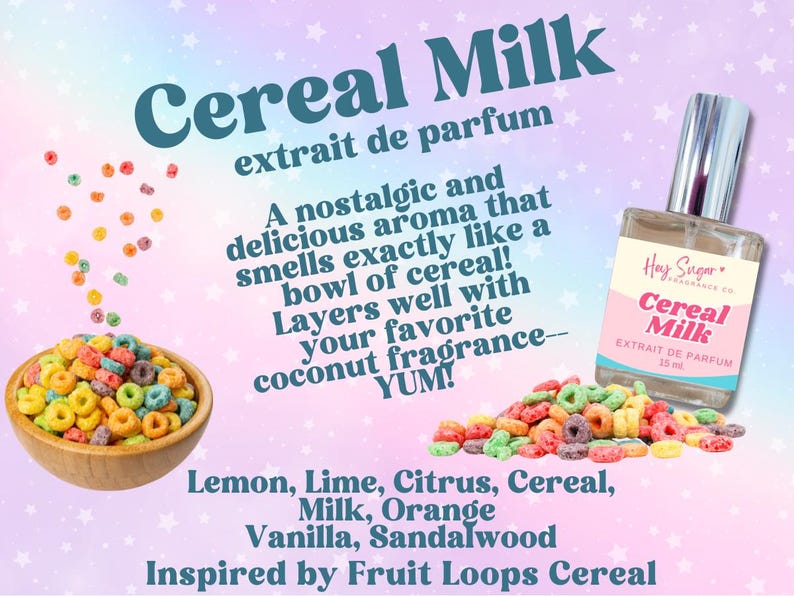 fruit loops perfume, cereal perfume, cereal milk perfume, nostalgia perfume, bakery perfume, fruity pebbles perfume, fruit perfume, sweet perfume, gourmand perfume, smell like a snack