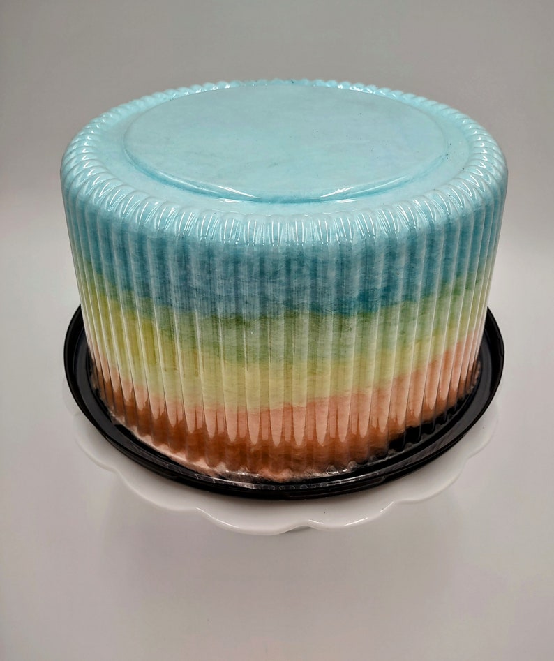 Custom Cotton Candy Layer Cake-choose your own flavors, unique birthday party cake, gluten and allergen free, special gift for girl, gifts image 6