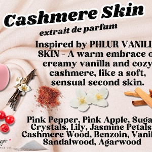 Cashmere Skin Perfume - Inspired by Vanilla Skin by Phlur- A sensual gourmand fragrance, must have for any perfume collection, vanilla, musk