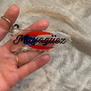 Puerto Rico Pueblo Keychain