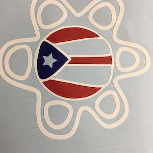 Sol Taino con Bandera