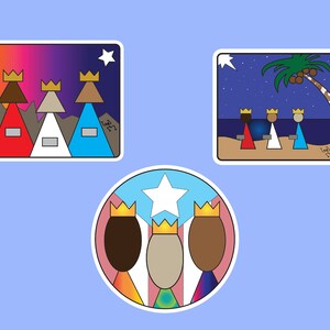 Pacote de adesivos Tres Reyes